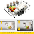 PureBox Expandable Over The Sink Dish Drying Rack - Image 3