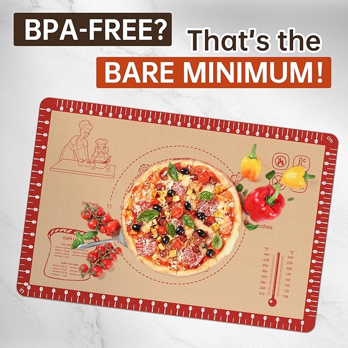 Extra Thick Silicone Mat for Baking, Silicone Baking Mat - Image 5