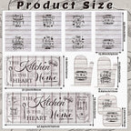 Fourluoo 10 Pcs Farmhouse Kitchen Decor and Accessories Set 4 Kitchen Towels 2 - Image 3