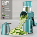 Zulay Kitchen Rotary Cheese Grater 5 Blade Cheese Shredder - Image 5
