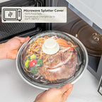 OEC Lighter Weight Tempered Glass Microwave Splatter Cover - Image 6