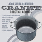 Concord Granite Nonstick 7 Quart Stock Pot Cookware Set - Image 3