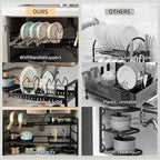 Pots and Pans Organizer Under Cabinet, Expandable Length, Adjustable Height - Image 4