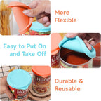 2PCs 3.5-inch Silicone Can Lids - Image 3