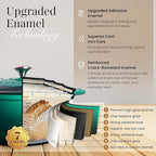 Nuovva Enamelled Cast Iron Dutch Oven Pot - Image 3