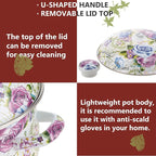 Retro Flower Enamel Stockpot - Image 6