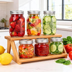 Eathtek 8 oz Glass Mason Jars - Image 7