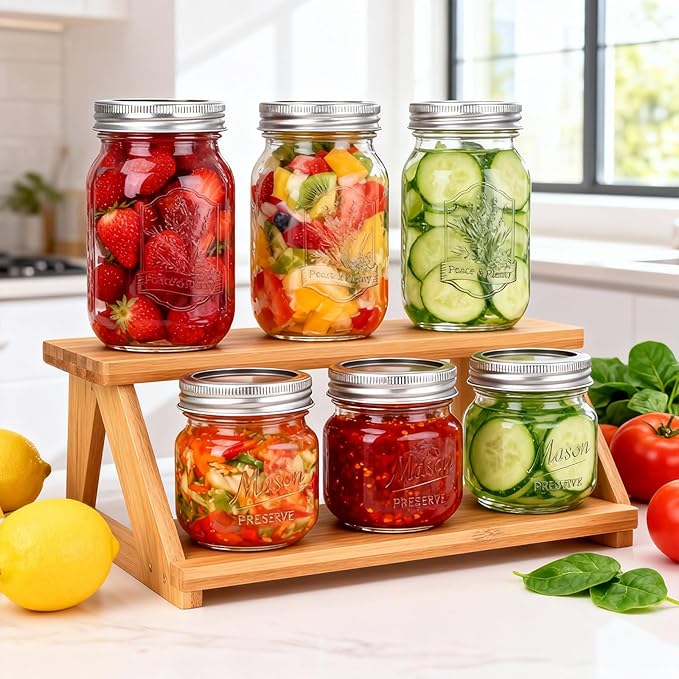 Eathtek 16 oz Glass Mason Jars - Image 7