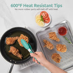 600ºF Heat Resistant Kitchen Tong: U-Taste 7in Silicone Cooking Tong - Image 3