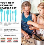 DI ORO 6-Piece Silicone Spatula Set - Image 4
