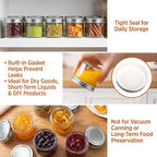 QAPPDA 4oz Glass Jars With Lids, Small Mason Jars Wide Mouth, Mini Canning Jars - Image 5
