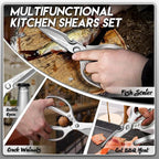 TIJERAS Kitchen Scissors Set Silver - Image 3