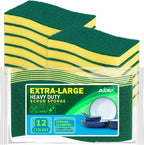 AIDEA Sponges Kitchen, XL Heavy Duty Dish Sponge, Cleaning Dish Scrubber Sponge by AIDEAHOME