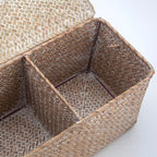 Whitewash Seagrass Tank Basket - Image 4