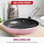 Blue Diamond 8" Nonstick Frying Pan Skillet, Ceramic Diamond Infused PFAS-Free - Image 7