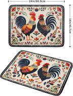 Rooster Poultry Dish Drying Mat - Image 2