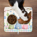 Easter Bunny Dish Drying Mat for Kitchen Counter 16 x 18 Inch Rabbit Eggs Dish - Image 9