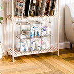 Yieach 2 Pack Clear Stackable Storage Drawers, 7.6" H Baby Bottle Organizer - Image 9