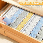 Joyoldelf Sock Organizer Drawer Organizer - Image 4