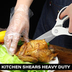 Kitchen Scissors with Magnetic Holder Heavy Duty Magnetic Scissors - Image 3