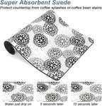 Rnivvi Coffee Mat, Hide Stain Rubber Backed Absorbent Dish Drying Pad - Image 3