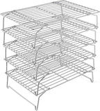 P&P CHEF Cooling Rack, 5-Tier Stainless Steel Stackable Baking Cooking Racks by PPCHEF