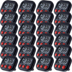 Leumoi 24 Pcs Digital Kitchen Timers Magnetic Back Timers Bulk Large Screen by Leumoi