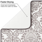 Subekyu Dish Drying Mats for Kitchen, Ultra Absorbent Microfiber Drying Mat - Image 3