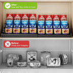 Expandable Bamboo Can Rack Organizer, 3-Tier Adjustable Pantry Storage - Image 8
