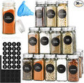 DkOvn 36pcs Glass Spice Jars, 4oz Empty Spice Jars by DkOvn