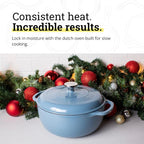 Lodge 3 Quart Enameled Cast Iron Dutch Oven - Image 3