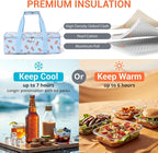 Insulated Casserole Carrier for Hot or Cold Food, Pie Carrier Bag Lunch Bag - Image 3