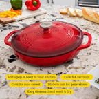 Lodge Essential Enamel Braiser - Image 2