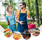 Eddeas Grill Tongs, 17 Inch Extra Long BBQ Tongs, Heat Resistant 600 Degrees - Image 9