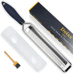 Deiss PRO Lemon Zester & Heavy Duty Cheese Grater & Vegetable Grater — Parmesan by DeissKitchenware