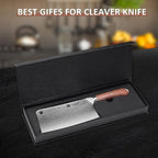 YOTSUBA Cleaver Knife 7 inch Ultra Sharp High Carbon Steel Vegetable Meat - Image 6