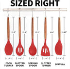Zulay Kitchen Utensils Set Non-Stick Silicone Cooking Utensils Set - Image 8