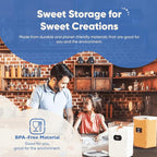 Chef's Path Extra Large Airtight Flour and Sugar Storage Containers - Image 7