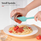 Heat Resistant Silicone Spatula Set of 4, Luxiwise 600ºF High Temp Baking - Image 7