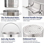ARC 32QT Stainless Steel Stock pot 6-Piece - Image 6