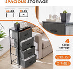 Sweetcrispy Nightstand Small Bedroom Dresser - Image 4