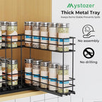 Mystozer Pull Out Spice Rack Organizer - Image 7