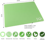 ZVP Plastic Cutting Boards for Kitchen, Flexible Cutting Mats, Gradient Green - Image 3