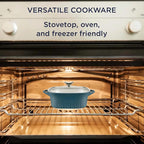 CorningWare QuickHeat 3.2-QT Cast Aluminum Roaster - Image 7