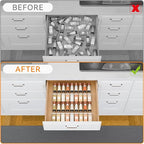 Yieach 4 Pack Adjustable Narrow Spice Rack - Image 6