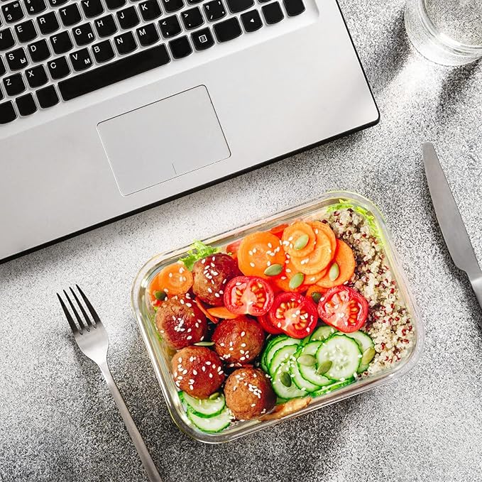 24-Piece Glass Food Storage Containers - Image 5