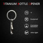 Titanium Bottle Opener, Small Keychain Beer Bottle Opener Can Opener - Image 4