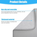 Giantree Small Microfiber Dish Drying Mat, Absorbent Dish Drainer Mats - Image 4