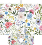 Colorful Flowers Dish Drying Mat by Unknown
