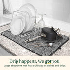 Cuisinart Dish Drying Mats for Kitchen Counter - Image 2